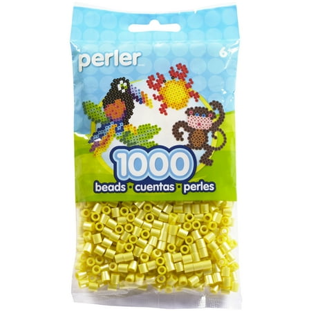 Perler Pearl Beads 1,000/Pkg-Yellow