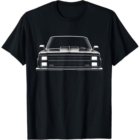 Velto 1985 Squarebody Front Grille Silhouette K10 Squarebody Truck T-Shirt All Size S-5XL