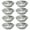 Silver*8pcs, variant on Cheers US 8Pcs Egg Tart Molds, Mini Tart Pan for Baking, Aluminum Tins Mould for Tart Shells, Pie, Cupcakes, Mini Cake, Pudding, Jello, Muffin and Chocolate