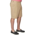 thumbnail image 2 of IZOD Men's Classic Saltwater Flat Front Chino Short, Cedarwood Khaki PH162, 40 Regular, 2 of 2