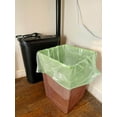 thumbnail image 5 of 8 Gallon Trash Bags Colored - Extra Thick Medium Garbage Bags 1.1 mil Strong, Leakage-Free,Unscented 30 Liter Thick for Bathroom, Office, Kitchen Waste Basket Trash Can (Green, 200 Count), 5 of 16