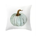 thumbnail image 6 of Fall Autumn Pumpkin Throw Pillow Cover Outdoor Watercolor Pumpkins Pillows Cover Thanksgiving Farmhouse Linen Decorative Cushion Case for Couch Bed Decor, 18X18Inch, 6 of 10