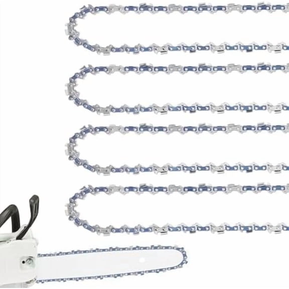 4 Pack 20 Inch Chainsaw Chain, 3/8" Pitch, .050'' Gauge, 72 Drive Links Fits MS311 MS391, Husqvarna 455 (Rancher), 460 (Rancher) and More