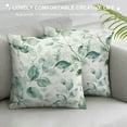 thumbnail image 3 of Nawypu Spring Sage Green Leaf Pillow Covers 18x18,Eucalyptus Floral Watercolor Pillow Cushion Cases, Gray Seafoam Leaves Print Modern Throw Pillows Cover Decor Gifts for Bed Couch Sofa Living Room, 3 of 5