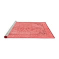 thumbnail image 2 of Ahgly Company Machine Washable Indoor Rectangle Abstract Red Modern Area Rugs, 8' x 10', 2 of 4