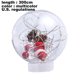 thumbnail image 2 of Luz de cortina navideña, 8 modos, cadena de luces Led para ventana para fiesta de bodas, decoraciones navideñas, EE. UU., 2 of 5