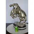 thumbnail image 4 of Nifao Remington Rattlesnake silver finish Bronze Statue – Bronze Statue, Western Art, 17"L x 11"W x 23"H, 4 of 11