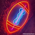 thumbnail image 2 of Glowneon American Football Neon Sign, Rugby Led Sign, American Football Ball Neon Light, 2 of 5