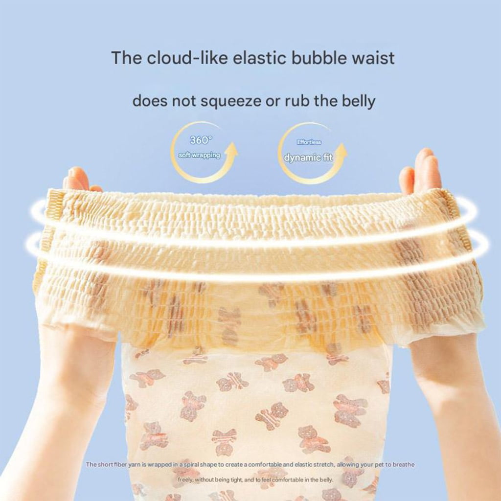 Zeiwohndc 1Bag/10pcs Pet Diaper Female Dog Super Absorbent Odor Control Leakproof Pants