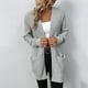 thumbnail image 5 of Pntutb Mujeres Casual Soild Manga Larga Bolsillo Punto Cardigan Suéter Abrigo Outwear Flash Picks Pntutb Pntutb-6675, 5 of 8