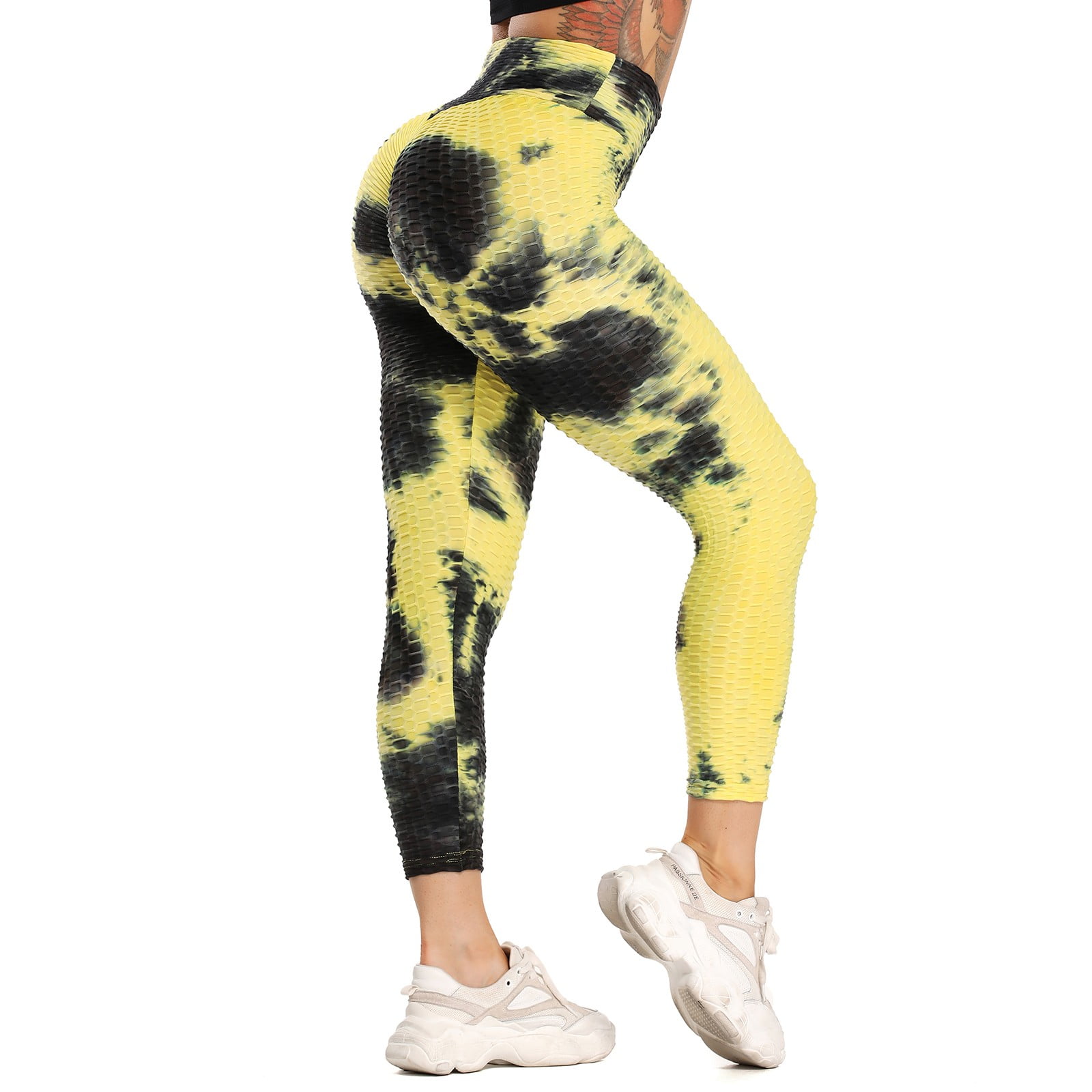 FITTTOO High Waist Capri Leggings Yoga 