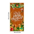 thumbnail image 3 of Retro Christmas Door Cover, Merry Christmas Decorations Door Banner, for Front Door Home Indoor Decor, 72.83x35.43 inch, 3 of 6