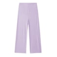 thumbnail image 4 of YUEHUA Women's Maternity Pants Casual Loose Wide Straight Leg Cozy Pant Pregnancy Palazzo Lounge Trousers with Pockets, 4 of 6