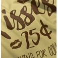 thumbnail image 5 of Kisses 25 Cents Saving For College Toddler Boy Girl T Shirt Infant Toddler Brisco Brands 4T, 5 of 6