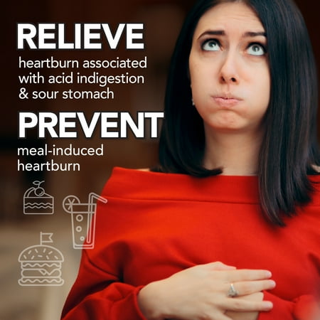 Equate Maximum Strength Famotidine Tablets, 20 mg, Acid Reducer for Heartburn Relief, 100 Count