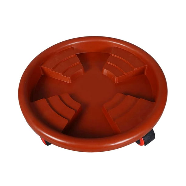 Carrito para macetas con ruedas, soporte para plantas, carrito para mover macetas, maceta con ruedas Diámetro exterior 40 cm.