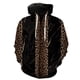 thumbnail image 1 of Sudadera con capucha y cremallera con estampado animal abstracto para hombre, estilo casual, para adolescentes, estilo hip hop, divertida, unisex, con capucha, chaquetas y tops geniales., 1 of 6