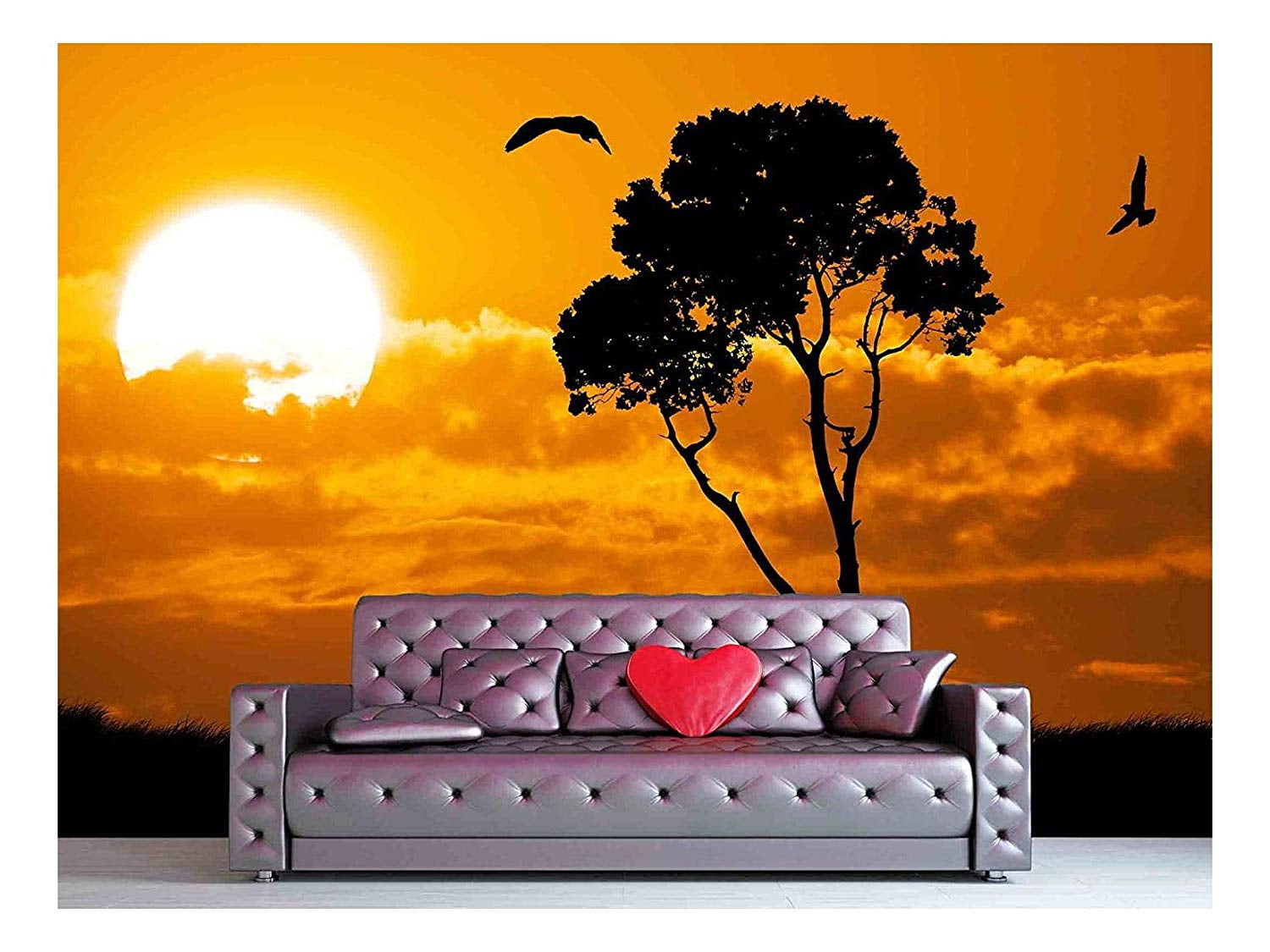 Wall26 Africa Safari Nature Sunset. Element of Design. Removable Wall Mural SelfAdhesive