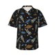 thumbnail image 1 of Fotbe Space Rocket Camisa Hawaiana para Hombre Unisex – Camisa Casual de Verano con Botones de Manga Corta de Algodón y Lino,X-Large, 1 of 7