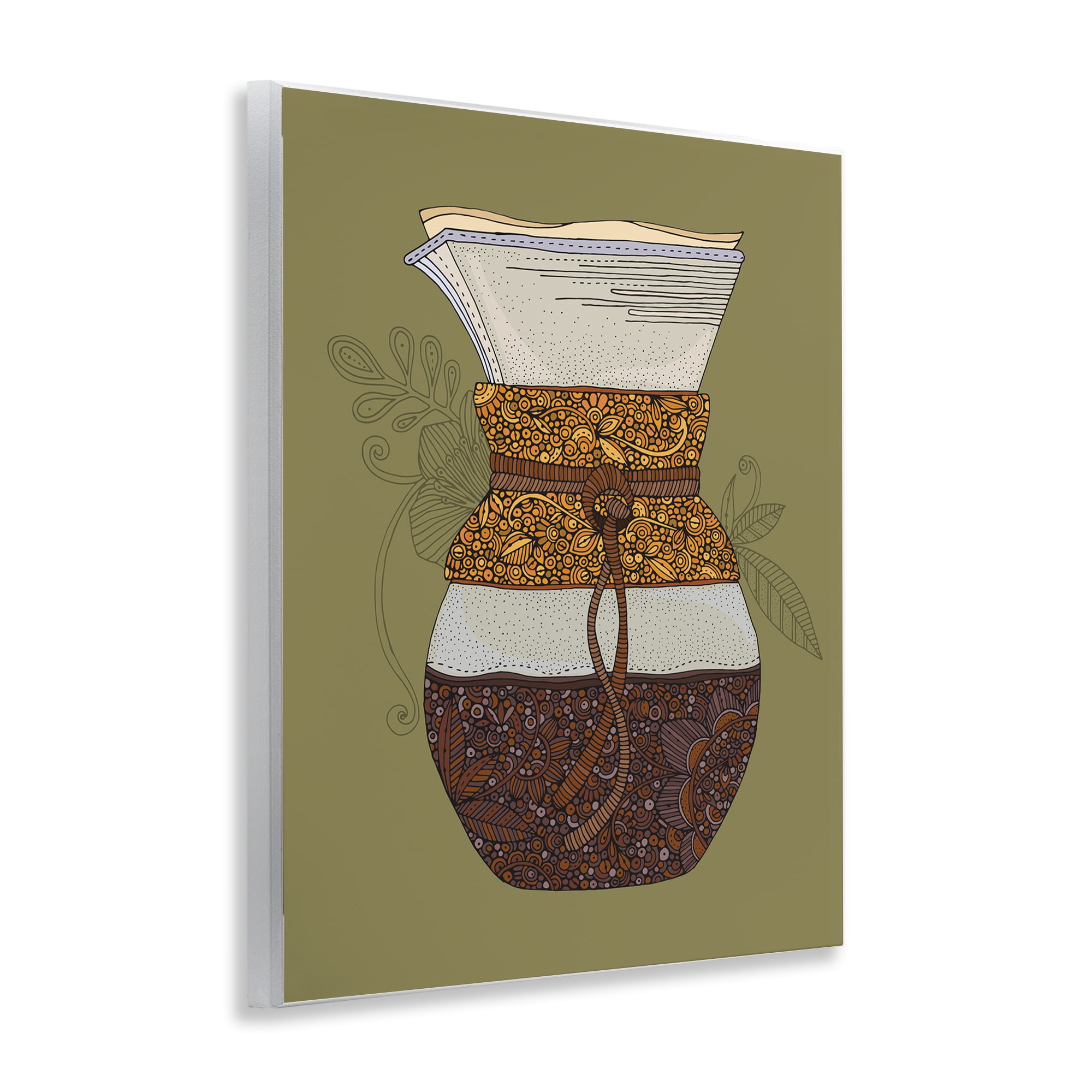 Stupell Industries Pour Over Coffee Maker Food & Beverage Painting Unframed Art Print Wall Art, 11 x 14