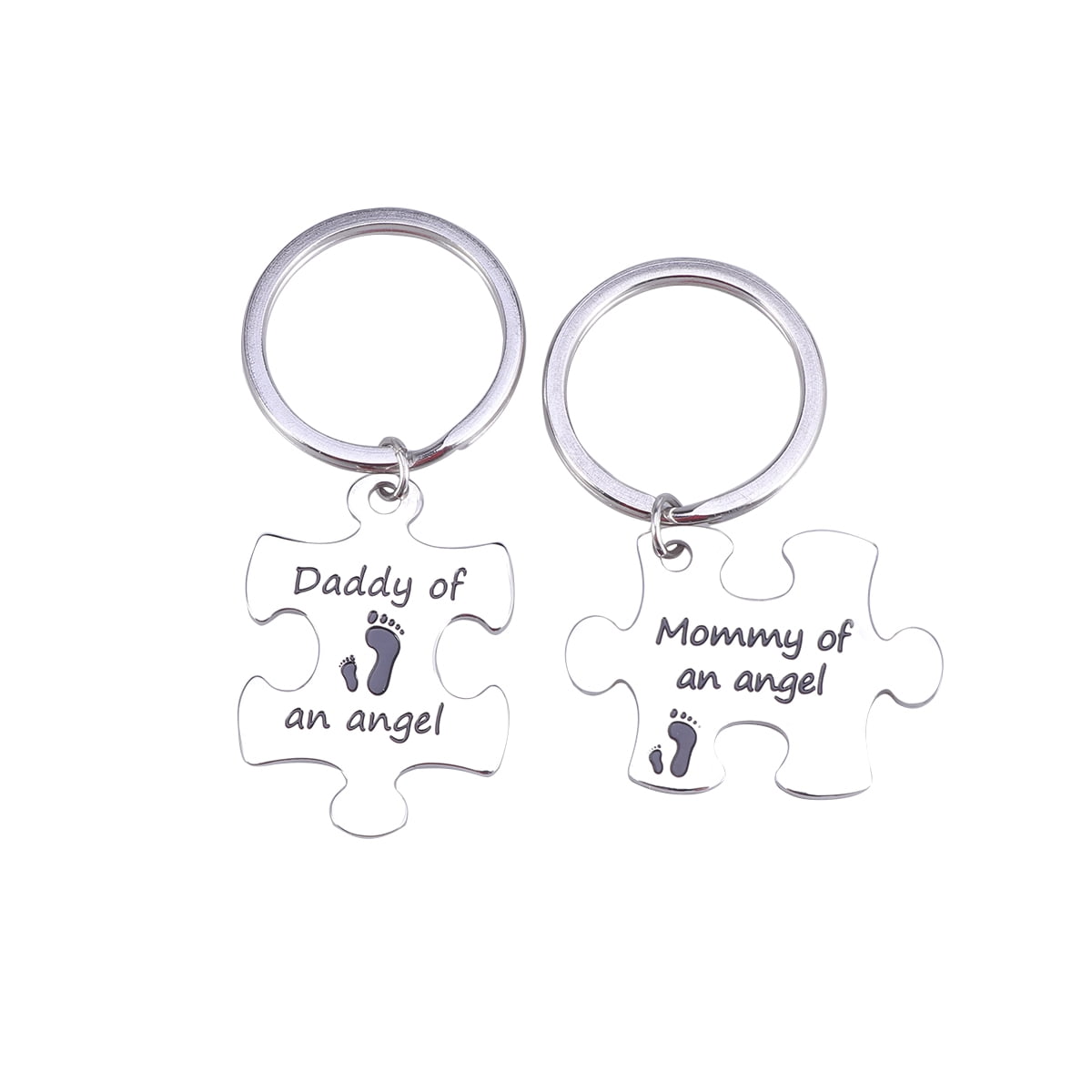 mummy and daddy keyrings