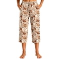 thumbnail image 4 of Frostluinai Women's Halloween Pajama Pants Capri Lounge with Pockets Comfy Drawstring Pj Bottoms Spooky Season Casual Sleepwear S-XXXL, 4 of 7