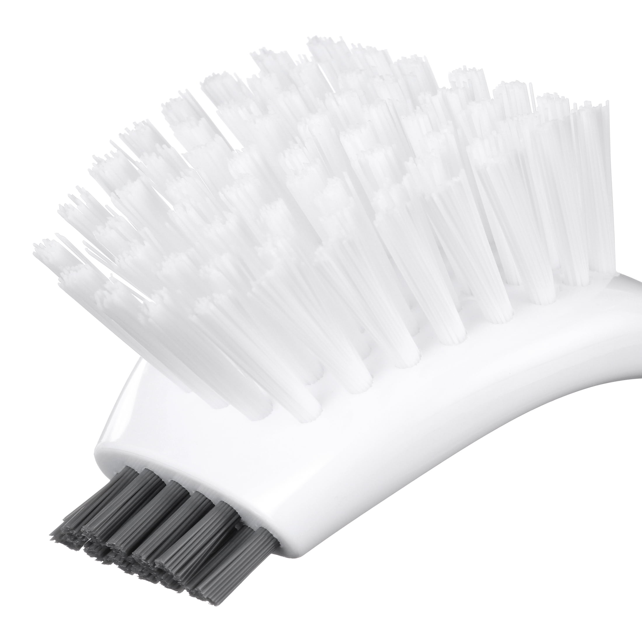Utility Scrub Brush, 20, White, Nylon, Long Handle, ACS Industries B2217