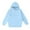 Light Blue, variant on Fall Fashion Must Haves Ladies Long Sleeve Solid Color Hooded Sweatshirt Tops Pullover with Big Pocket Women Fall Clothes