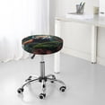 thumbnail image 5 of Kdxio Forest Plant Raccoon Print Stool Covers Round,Stretch Round Bar Stool Covers Washable Bar Stool Cushion Slipcover for 12-15 Inch Chair, 5 of 5