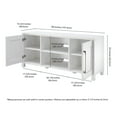 thumbnail image 5 of Evelyn&Zoe Chabot Rectangular TV Stand for TV's up to 65", White, 5 of 13