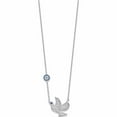 thumbnail image 2 of Sterling Silver Rhodium-Plated Cz Dove With 2In Ext. Necklace Made In China -Jewelry By Sweet Pea, 2 of 7