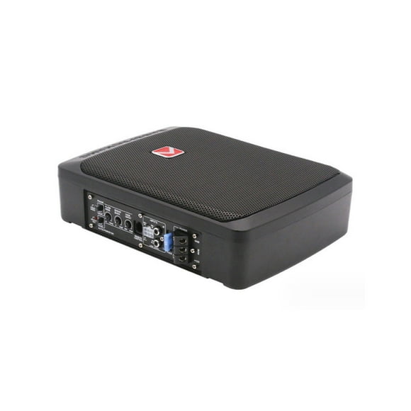Car Audio Active Subwoofer Speaker 20~160Hz Frequency Ultra Slim Under-Seat Powered Subwoofer Horn 12V Universal