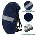 thumbnail image 3 of Uxcell 65-75L Waterproof Backpack Rain Cover with Reflective Strap XL Dark Blue, 3 of 6