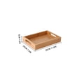 thumbnail image 2 of HHGBAD Versatile Wooden Serving Tray, Eco-Friendly Bamboo Design, Ideal for Appetizers, Drinks, Breakfast in Bed, Easy to Clean, Perfect for Parties and Gatherings, 2 of 10