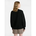 thumbnail image 3 of No Boundaries Fashion Icon Sweater, Midweight, Women's Sizes XXS-XXL, 3 of 5