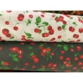 thumbnail image 3 of Lilly Craft Red Cherries on White Poly Cotton Fabric - Sold By The Yard - 58" / 59", 3 of 3