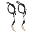 thumbnail image 6 of LULULION 2Pcs Fake Tooth Necklace Multi Color Retro Tooth Jewelry for Teens and Adults, 6 of 8