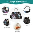 thumbnail image 3 of FORMRS Insulated Lunch Bag for Work School Unisex Large Capacity Cooler with Shoulder Strap, Black, 3 of 6