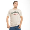 thumbnail image 2 of R51-MAR-SND-04 Long Beach, Applique Military T-Shirts Marines, Sand, X-Large, 2 of 5