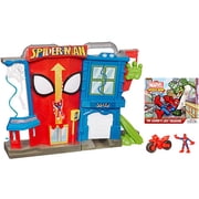 Marvel Spider-Man Adventures Playskool Heroes Electronic Spider-Man Stunt City Playset