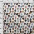 thumbnail image 3 of oneOone Silk Tabby White Fabric Kids Animal Fabric For Sewing Printed Craft Fabric By The Yard 42 Inch Wide, 3 of 4