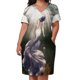 thumbnail image 3 of SIRENA DE LAS PROFUNDIDADES Vestido suelto con bolsillos Vestido de dama de honor mujer vestidos cortos vestido atrevido para mujer Ropa de verano femenina, 3 of 7