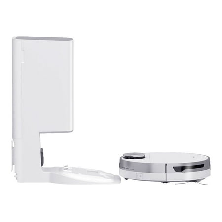 Samsung - Jet Bot+ Robot Vacuum with Clean Station - White