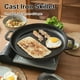 thumbnail image 5 of BBQ Camping Fry Pan Sartén fondo plano hierro fundido para panqueques uso doméstico mano-He (A), 5 of 9