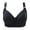 Black, variant on XMMSWDLA Women's Comfort Underwire Bra, Full Coverage T-Shirt Bra Nursing Bras for Breastfeeding Bras for Older Women