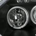 thumbnail image 5 of Spec-D Tuning Halo Chrome Projector Headlights/ LED Fog Lights Compatible with Mitsubishi Eclipse Left + Right Pair Headlamps Assembly, 5 of 7