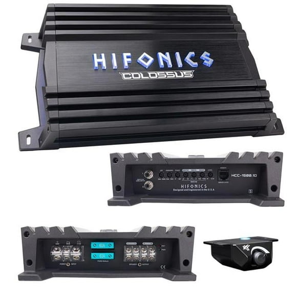 Hifonics HCC-1500.1D 1500 Watt Mono Car Audio Amplifier COLOSSUS Classic Amp