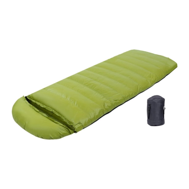 Saco de dormir portátil shamjiam Plumón con bolsa de compresión Verde 80 cm x 210 cm