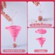 thumbnail image 3 of Contenedores de almacenamiento LYMUSUMI para arte con diamantes, 120 compartimentos, rojo rosa, 3 of 8