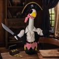 thumbnail image 4 of Sruoe Porch Goose Outfits, 23 Inch Porch Goose Clothes, Goose Clothes Dress, Duck Sculpture Clothes for Lawn Statue Cement Statue Yard Patio Party Decoration, 4 of 7